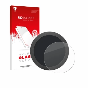 Parte frontale di una confezione del prodotto con il logo del marchio upscreen. Accanto è raffigurato il dispositivo Elecrow D