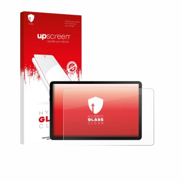Parte frontale di una confezione del prodotto con il logo del marchio upscreen. Accanto è raffigurato il dispositivo Ainmel G9