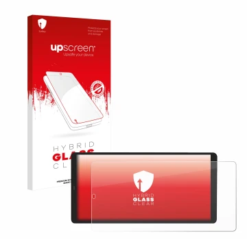 Parte frontale di una confezione del prodotto con il logo del marchio upscreen. Accanto è raffigurato il dispositivo Shelly Wa