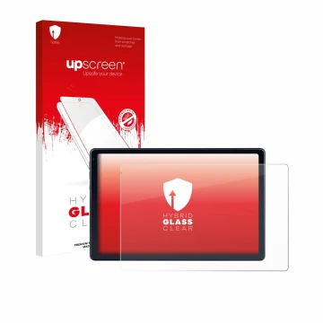 Parte frontale di una confezione del prodotto con il logo del marchio upscreen. Accanto è raffigurato il dispositivo MUISOO MU