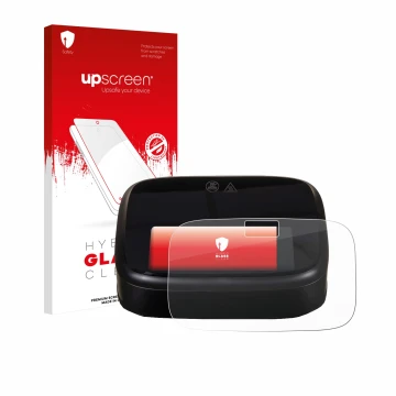 Parte frontale di una confezione del prodotto con il logo del marchio upscreen. Accanto è raffigurato il dispositivo Philips A