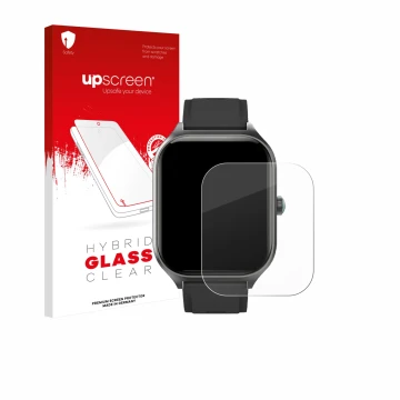 Parte frontale di una confezione del prodotto con il logo del marchio upscreen. Accanto è raffigurato il dispositivo FORRLITE 
