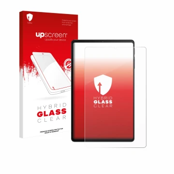 Parte frontale di una confezione del prodotto con il logo del marchio upscreen. Accanto è raffigurato il dispositivo Xiaomi Bl