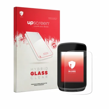 Parte frontale di una confezione del prodotto con il logo del marchio upscreen. Accanto è raffigurato il dispositivo Magene C6