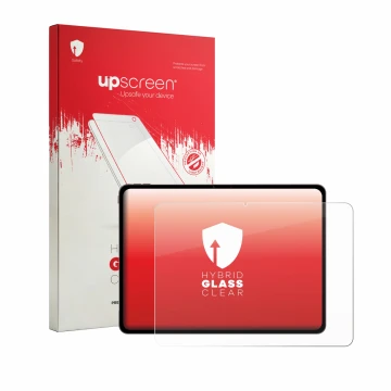 Parte frontale di una confezione del prodotto con il logo del marchio upscreen. Accanto è raffigurato il dispositivo OnePlus P