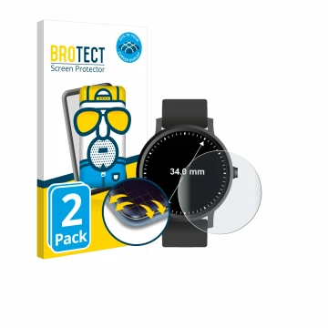 Parte frontale di una confezione del prodotto con il logo del marchio BROTECT. Accanto è raffigurato il dispositivo Orologi (C
