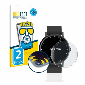 Parte frontale di una confezione del prodotto con il logo del marchio BROTECT. Accanto è raffigurato il dispositivo Orologi (C