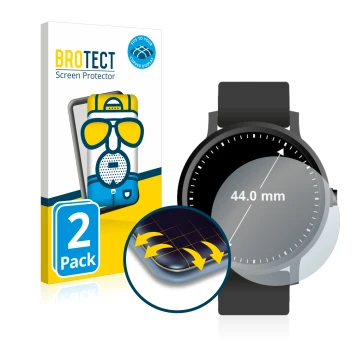 Parte frontale di una confezione del prodotto con il logo del marchio BROTECT. Accanto è raffigurato il dispositivo Orologi (C