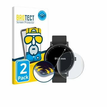 Parte frontale di una confezione del prodotto con il logo del marchio BROTECT. Accanto è raffigurato il dispositivo Orologi (C
