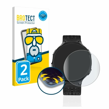 Parte frontale di una confezione del prodotto con il logo del marchio BROTECT. Accanto è raffigurato il dispositivo Garmin For