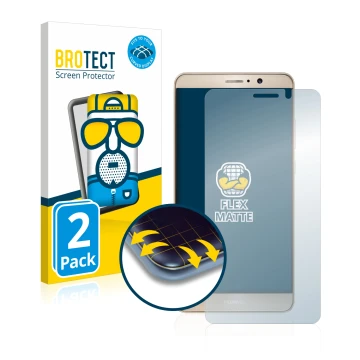 Parte frontale di una confezione del prodotto con il logo del marchio BROTECT. Accanto è raffigurato il dispositivo Huawei Mat