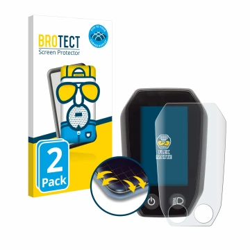 Parte frontale di una confezione del prodotto con il logo del marchio BROTECT. Accanto è raffigurato il dispositivo Shimano St