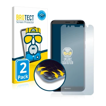 Parte frontale di una confezione del prodotto con il logo del marchio BROTECT. Accanto è raffigurato il dispositivo Huawei Mat