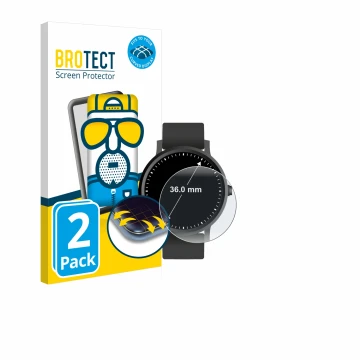 Parte frontale di una confezione del prodotto con il logo del marchio BROTECT. Accanto è raffigurato il dispositivo Circolare 