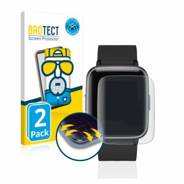 Parte frontale di una confezione del prodotto con il logo del marchio BROTECT. Accanto è raffigurato il dispositivo Letsfit Fi