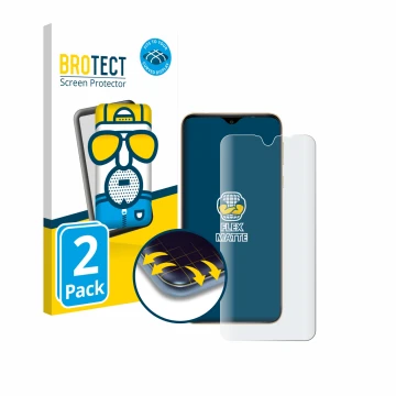 Parte frontale di una confezione del prodotto con il logo del marchio BROTECT. Accanto è raffigurato il dispositivo Wiko Y81 c