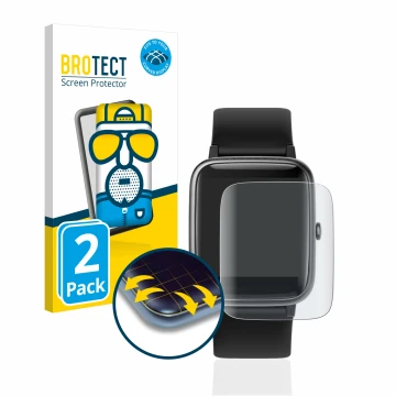 Parte frontale di una confezione del prodotto con il logo del marchio BROTECT. Accanto è raffigurato il dispositivo Yamay SW02