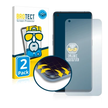 Parte frontale di una confezione del prodotto con il logo del marchio BROTECT. Accanto è raffigurato il dispositivo Oppo Find 