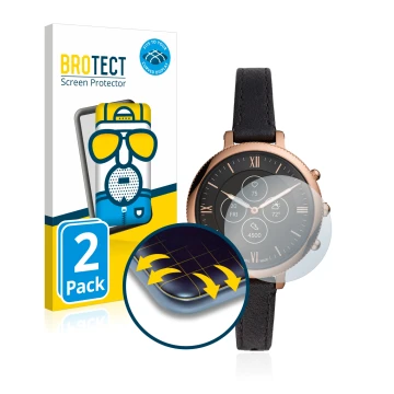 Parte frontale di una confezione del prodotto con il logo del marchio BROTECT. Accanto è raffigurato il dispositivo Fossil Mon