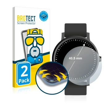 Parte frontale di una confezione del prodotto con il logo del marchio BROTECT. Accanto è raffigurato il dispositivo Orologi (C