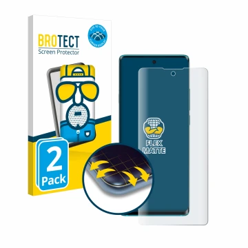 Parte frontale di una confezione del prodotto con il logo del marchio BROTECT. Accanto è raffigurato il dispositivo TCL 20 Pro