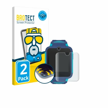 Parte frontale di una confezione del prodotto con il logo del marchio BROTECT. Accanto è raffigurato il dispositivo TCL Moveti