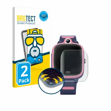 Parte frontale di una confezione del prodotto con il logo del marchio BROTECT. Accanto è raffigurato il dispositivo Fitonme 4G