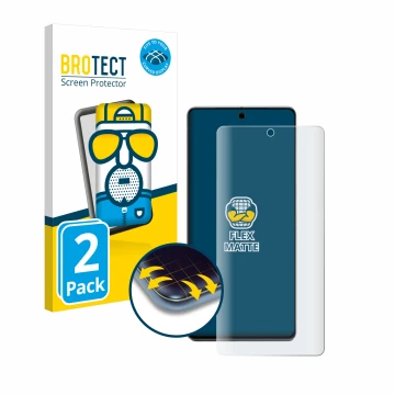 Parte frontale di una confezione del prodotto con il logo del marchio BROTECT. Accanto è raffigurato il dispositivo Google Pix