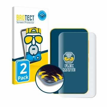 Parte frontale di una confezione del prodotto con il logo del marchio BROTECT. Accanto è raffigurato il dispositivo Timmkoo Q5