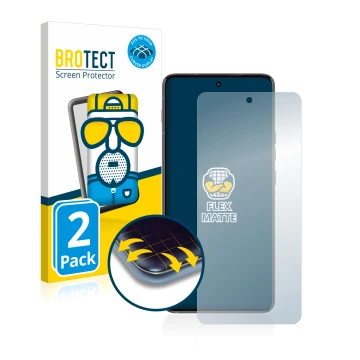 Parte frontale di una confezione del prodotto con il logo del marchio BROTECT. Accanto è raffigurato il dispositivo Motorola T