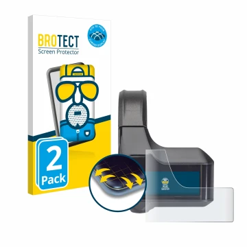 Parte frontale di una confezione del prodotto con il logo del marchio BROTECT. Accanto è raffigurato il dispositivo Shimano St