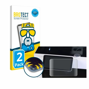 Parte frontale di una confezione del prodotto con il logo del marchio BROTECT. Accanto è raffigurato il dispositivo Bambu Lab 