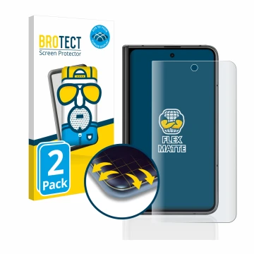 Parte frontale di una confezione del prodotto con il logo del marchio BROTECT. Accanto è raffigurato il dispositivo Google Pix