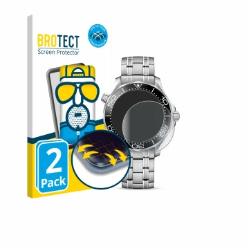 Parte frontale di una confezione del prodotto con il logo del marchio BROTECT. Accanto è raffigurato il dispositivo Omega Seam