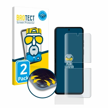 Parte frontale di una confezione del prodotto con il logo del marchio BROTECT. Accanto è raffigurato il dispositivo Motorola R