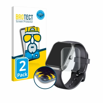 Parte frontale di una confezione del prodotto con il logo del marchio BROTECT. Accanto è raffigurato il dispositivo TUYOMA LW7