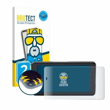 Parte frontale di una confezione del prodotto con il logo del marchio BROTECT. Accanto è raffigurato il dispositivo BMW Connec