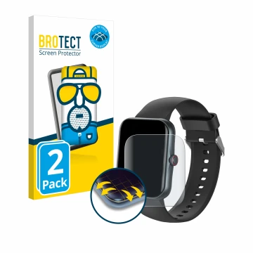 Parte frontale di una confezione del prodotto con il logo del marchio BROTECT. Accanto è raffigurato il dispositivo Pthtechus 