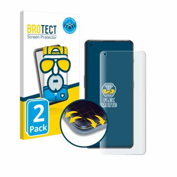 Parte frontale di una confezione del prodotto con il logo del marchio BROTECT. Accanto è raffigurato il dispositivo OnePlus 11