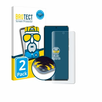 Parte frontale di una confezione del prodotto con il logo del marchio BROTECT. Accanto è raffigurato il dispositivo Ulefone No