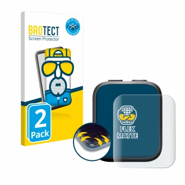 Parte frontale di una confezione del prodotto con il logo del marchio BROTECT. Accanto è raffigurato il dispositivo Insta360 G