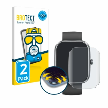 Parte frontale di una confezione del prodotto con il logo del marchio BROTECT. Accanto è raffigurato il dispositivo Kuizil T70