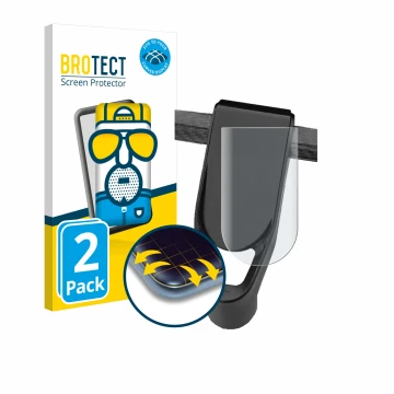 Parte frontale di una confezione del prodotto con il logo del marchio BROTECT. Accanto è raffigurato il dispositivo NIU KQi Ai