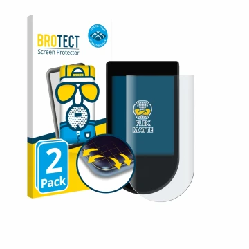 Parte frontale di una confezione del prodotto con il logo del marchio BROTECT. Accanto è raffigurato il dispositivo SoFlow SO1