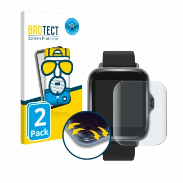 Parte frontale di una confezione del prodotto con il logo del marchio BROTECT. Accanto è raffigurato il dispositivo Denver SWC