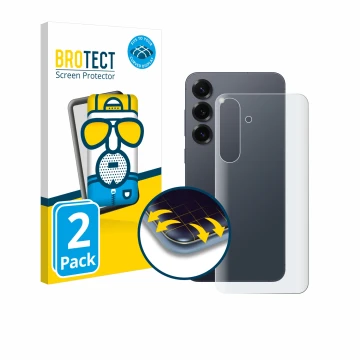 Parte frontale di una confezione del prodotto con il logo del marchio BROTECT. Accanto è raffigurato il dispositivo Samsung Ga