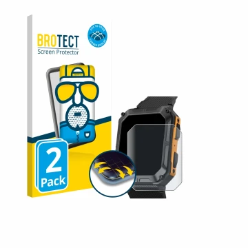 Parte frontale di una confezione del prodotto con il logo del marchio BROTECT. Accanto è raffigurato il dispositivo Stahlgear 