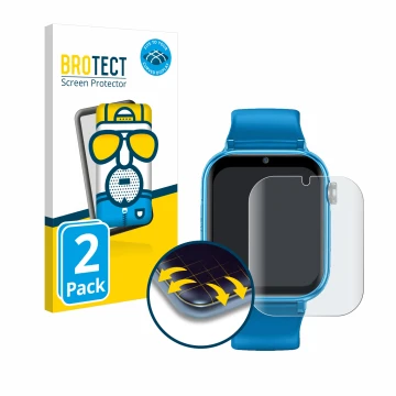 Parte frontale di una confezione del prodotto con il logo del marchio BROTECT. Accanto è raffigurato il dispositivo Maxcom FW5