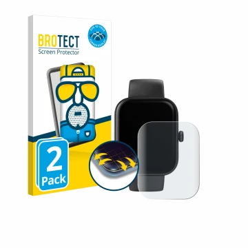 Parte frontale di una confezione del prodotto con il logo del marchio BROTECT. Accanto è raffigurato il dispositivo Hama Smart