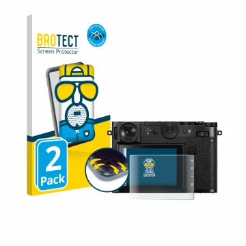 Parte frontale di una confezione del prodotto con il logo del marchio BROTECT. Accanto è raffigurato il dispositivo Fujifilm G
